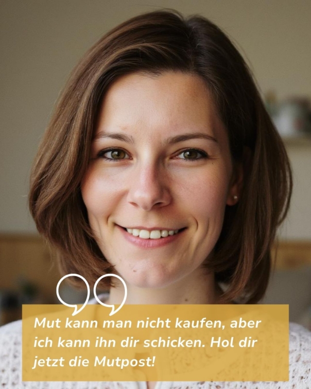 Mut kann man nicht kaufen – aber ich kann ihn dir schicken. Die Mutpost ist mein kostenloser Impuls-Newsletter für Menschen in und nach toxischen Beziehungen.